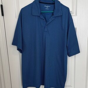 Tommy Bahama Navy Striped Polo Shirt